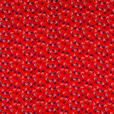 Viscose Brin de Fleurs Rouge - Ribes y Casals