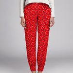 Viscose Brin de Fleurs Rouge - Ribes y Casals