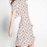 Viscose Feuillage Branche Écru - Ribes y Casals