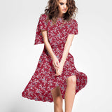 Viscose Feuillage Marsala - Ribes y Casals