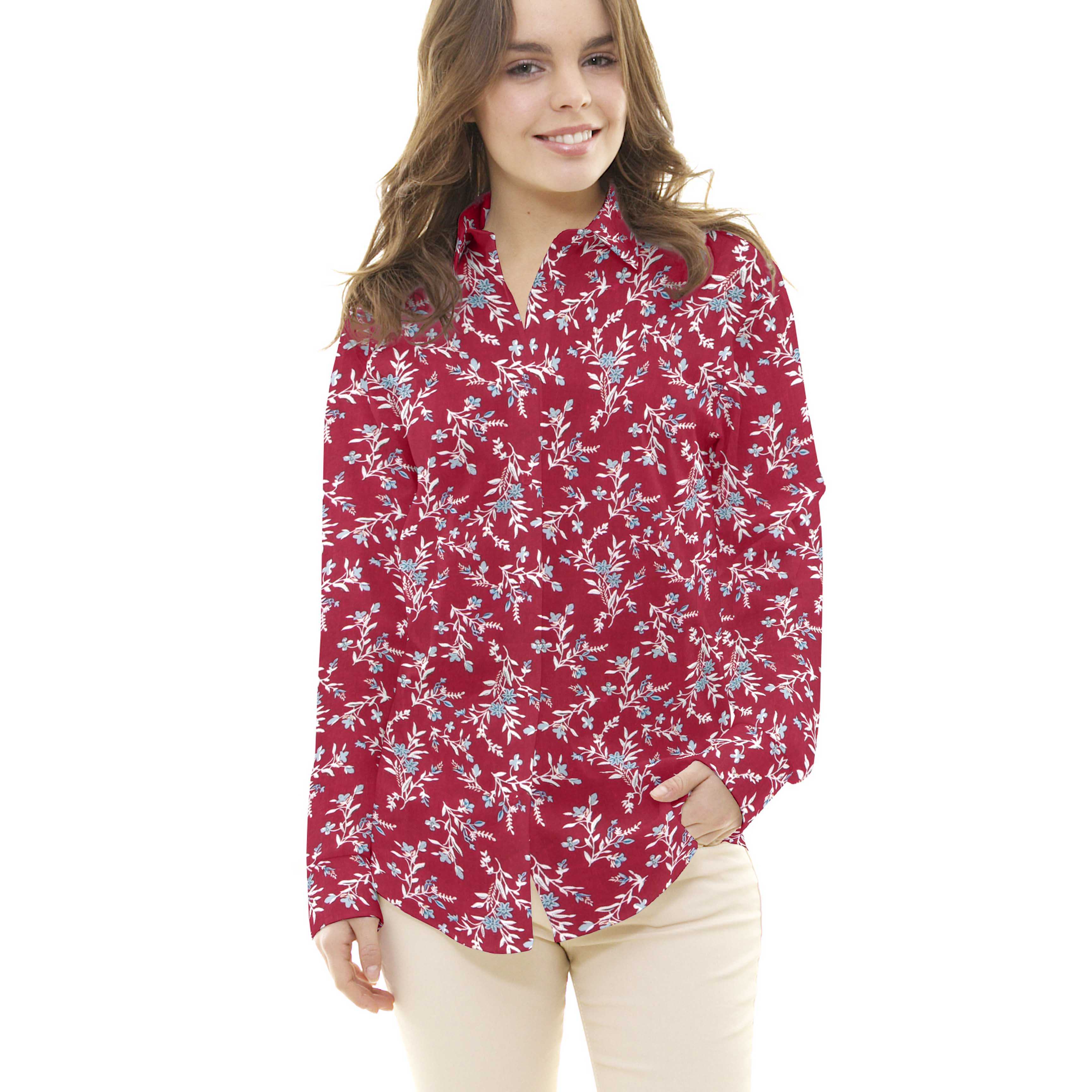 Viscose Feuillage Marsala - Ribes y Casals