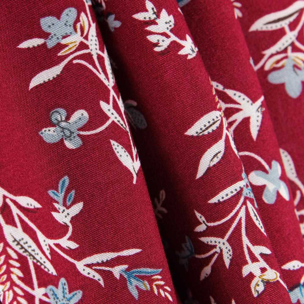 Viscose Feuillage Marsala - Ribes y Casals