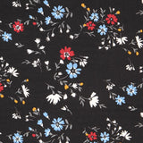 Viscose Fleurs Black - Ribes y Casals