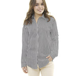 Viscose Rayures Marron - Ribes y Casals