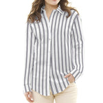 Viscose Rayures Noir - Ribes y Casals