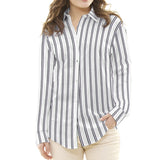 Viscose Rayures Noir - Ribes y Casals