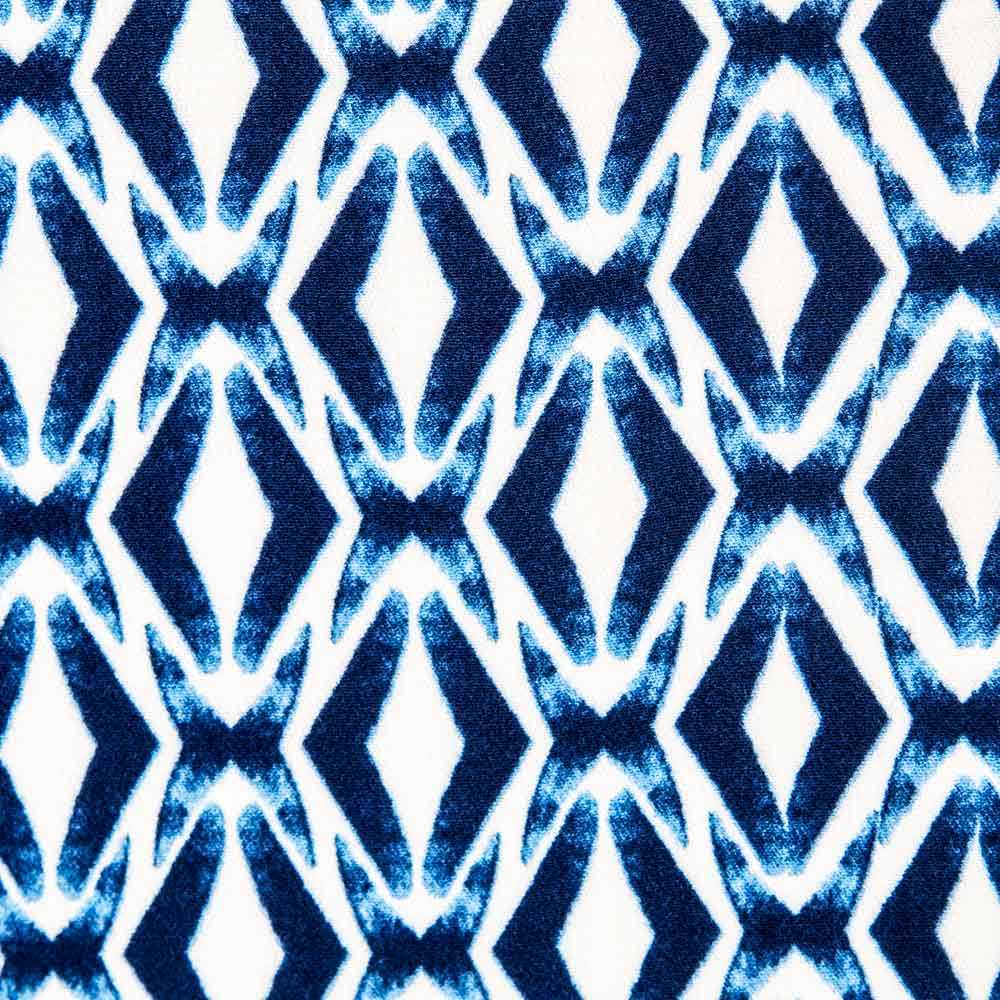 Viscose Fleurs Novembre Marine - Ribes y Casals