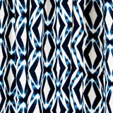 Viscose Fleurs Novembre Marine - Ribes y Casals