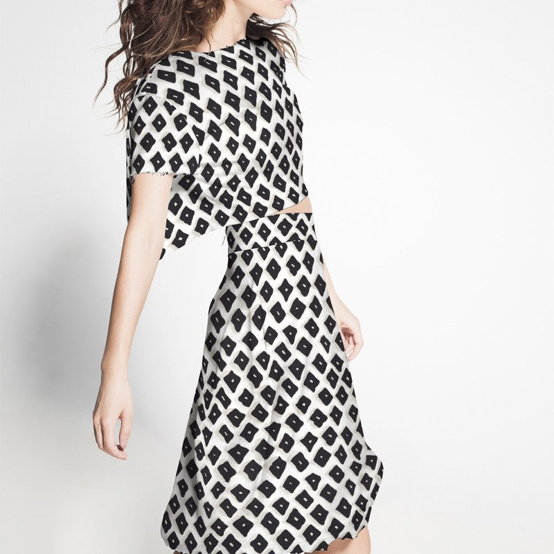 Viscose Losanges Noirs - Ribes y Casals