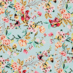 Viscose Rustique Floral Bleu - Ribes y Casals
