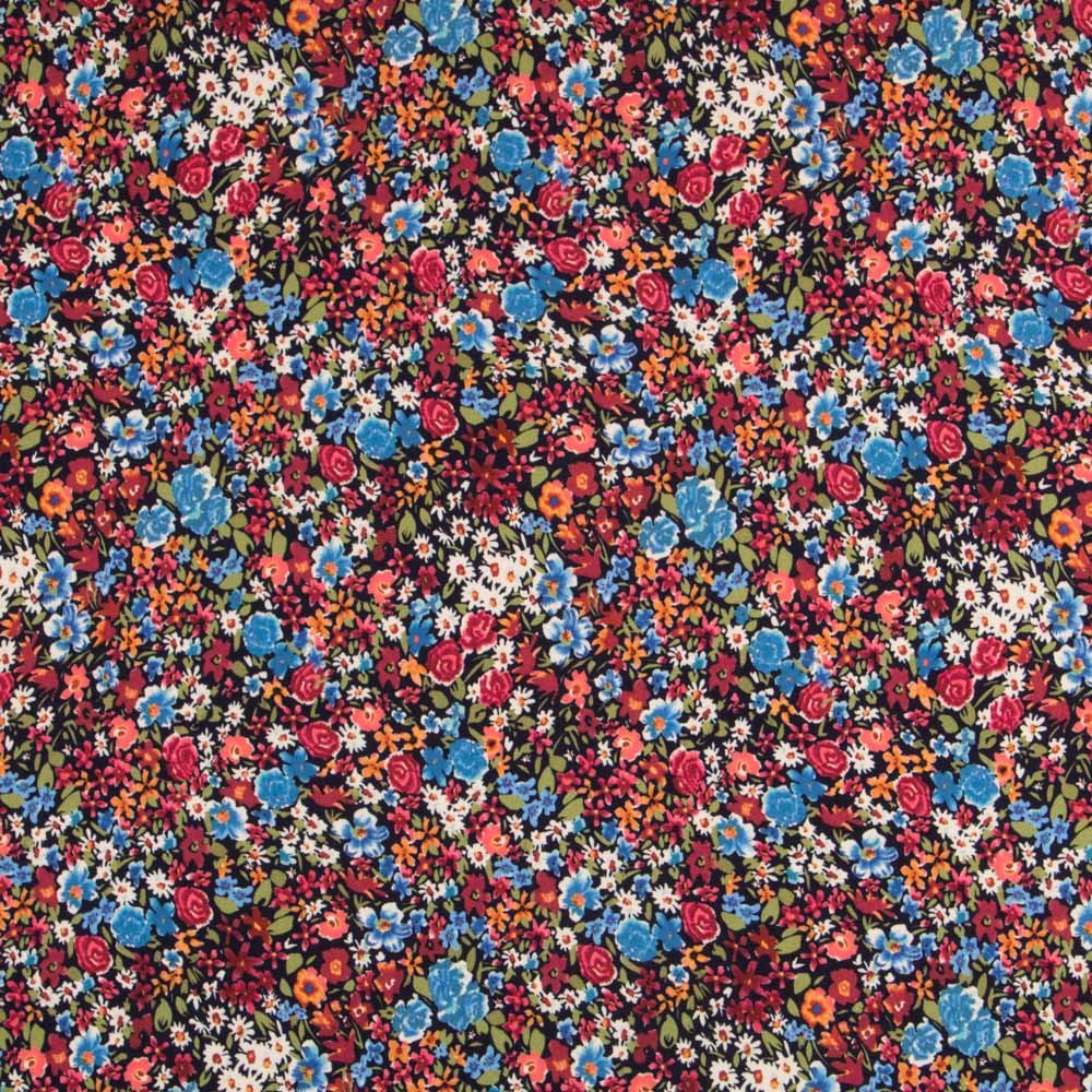 Viscose Rustique Fleurs Multiples - Ribes y Casals