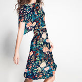 Viscose Sauvage Bleu Marine - Ribes y Casals