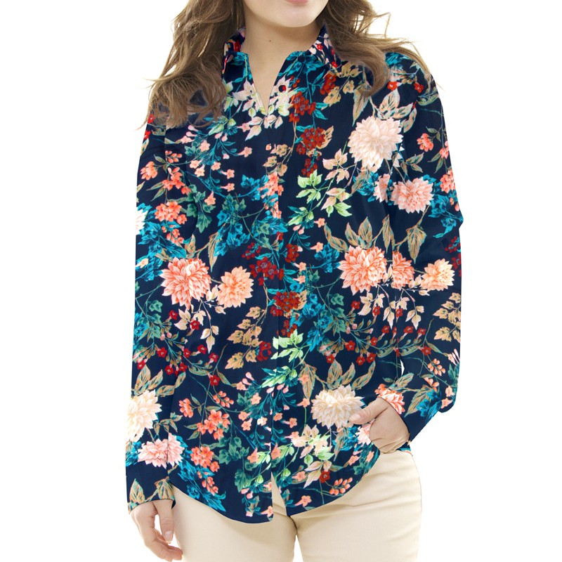 Viscose Sauvage Bleu Marine - Ribes y Casals