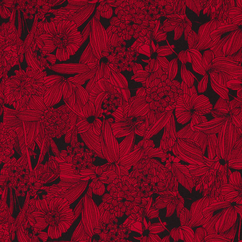 Viscose Sauvage Rouge - Ribes y Casals