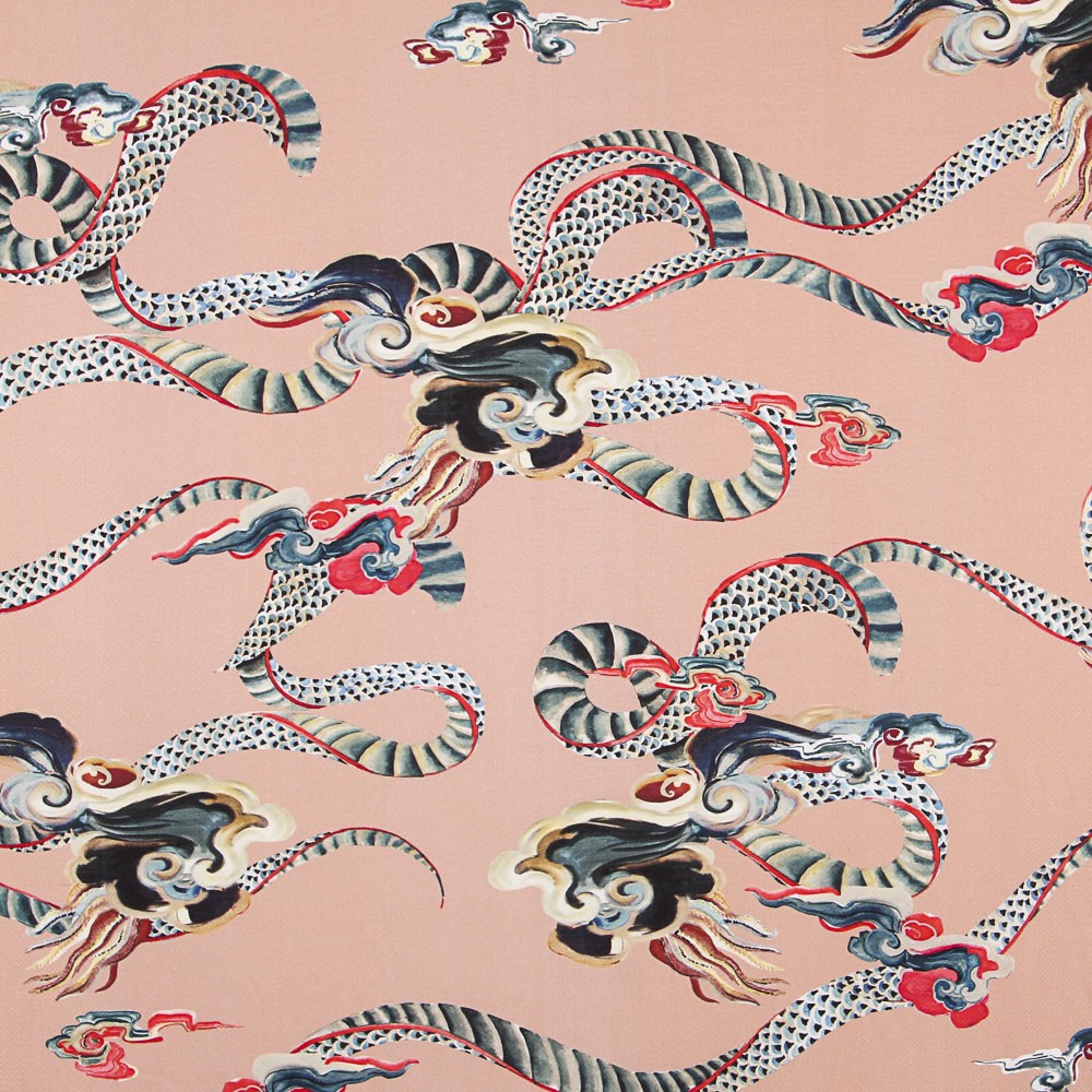 Viscose Satin Dragon Saumon - Ribes y Casals