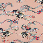 Viscose Satin Dragon Saumon - Ribes y Casals