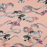 Viscose Satin Dragon Saumon - Ribes y Casals