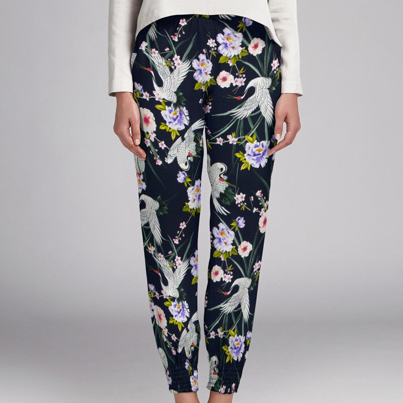 Viscose Cignes Bleu Nuit - Ribes y Casals