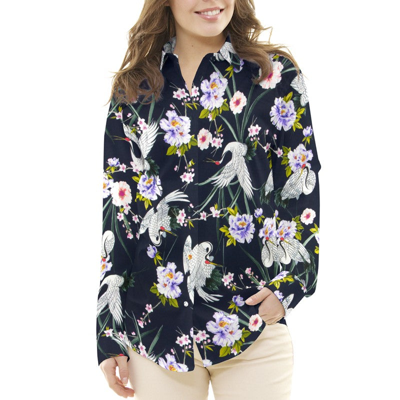 Viscose Cignes Bleu Nuit - Ribes y Casals