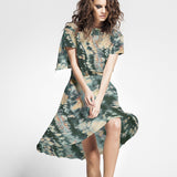 Viscose Tie Dye Vert - Ribes y Casals