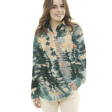 Viscose Tie Dye Vert - Ribes y Casals