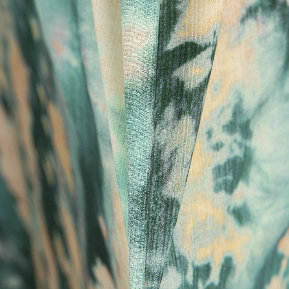 Viscose Tie Dye Vert - Ribes y Casals