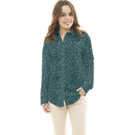 Viscose Pois Vert Forêt - Ribes y Casals