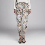 Viscose Imprimé Tropicale Bleu - Ribes y Casals