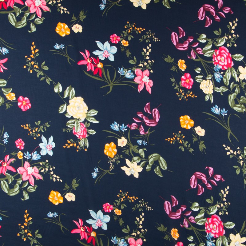 Viscose Cigognes Noir - Ribes y Casals