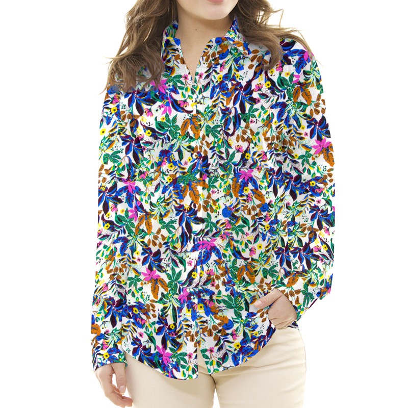 Viscose Tropicale Blanche - Ribes y Casals