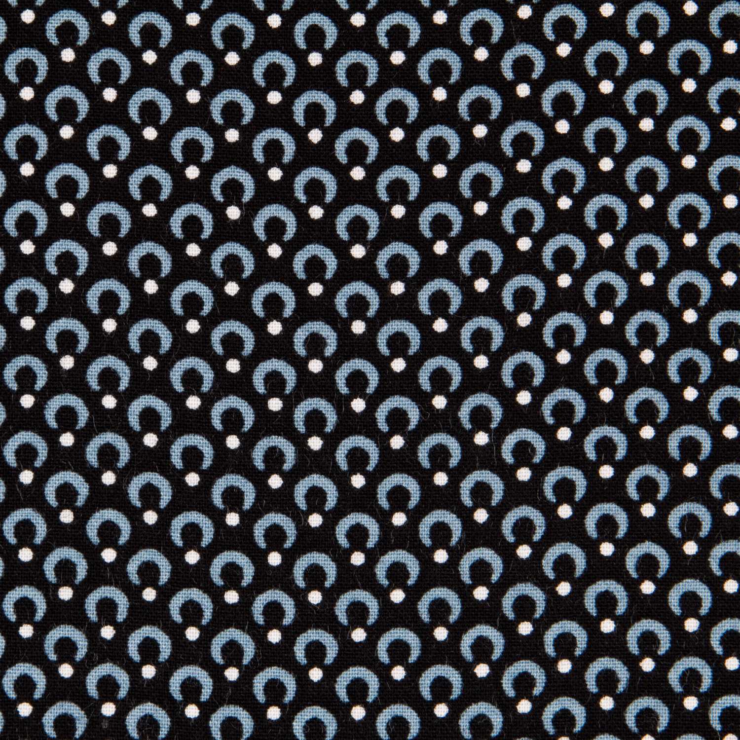 Viscose Hiver Cerceaux Bleu - Ribes y Casals