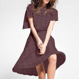 Viscose Hiver Cerceaux Rose - Ribes y Casals