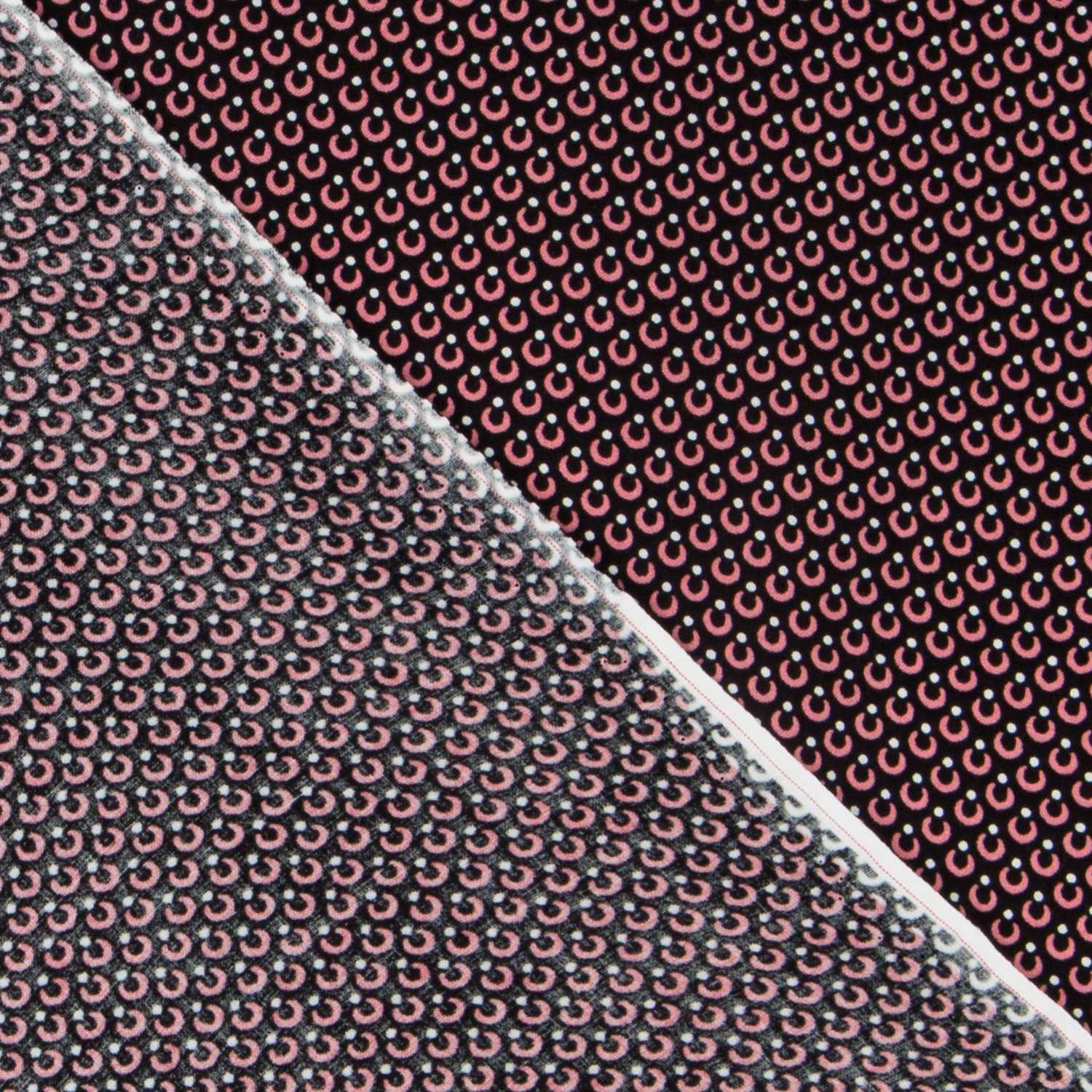 Viscose Hiver Cerceaux Rose - Ribes y Casals