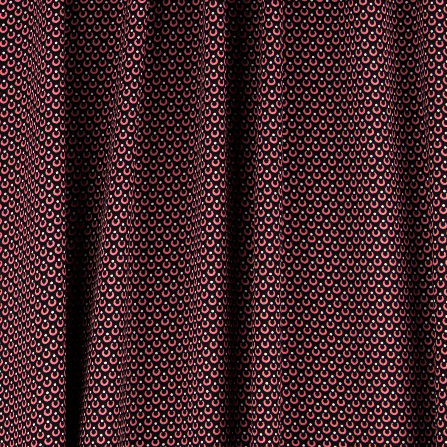 Viscose Hiver Cerceaux Rose - Ribes y Casals