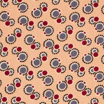 Viscose Géométrique Hiver Saumon - Ribes y Casals