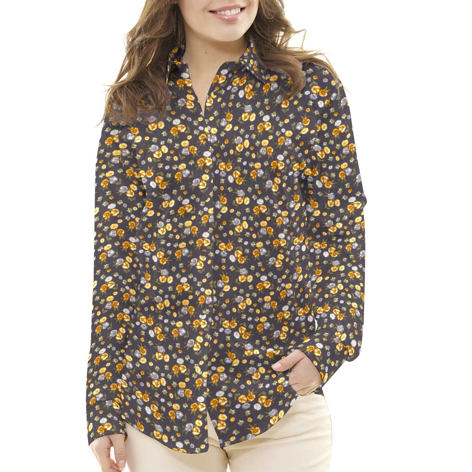 Viscose Hiver Liberty Marron - Ribes y Casals