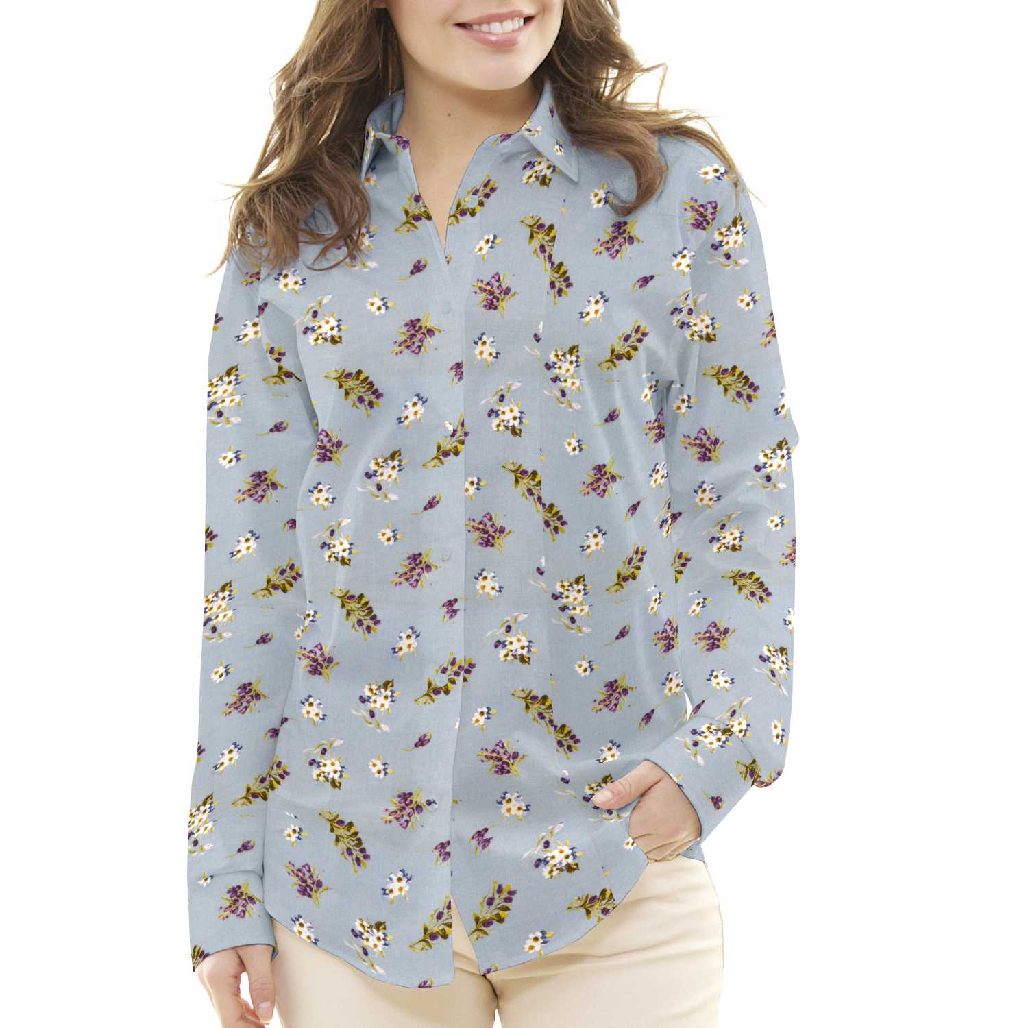 Viscose Hiver Vintage Bleu - Ribes y Casals