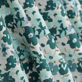 Viscose Fleurs Menthe - Ribes y Casals