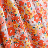 Viscose Floral Coral - Ribes y Casals