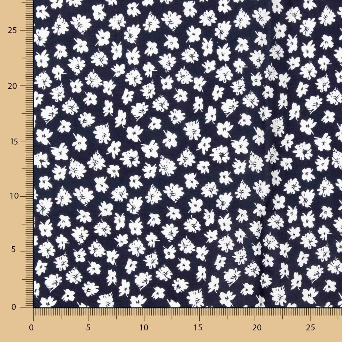 Viscose Marguertie Marine - Ribes y Casals