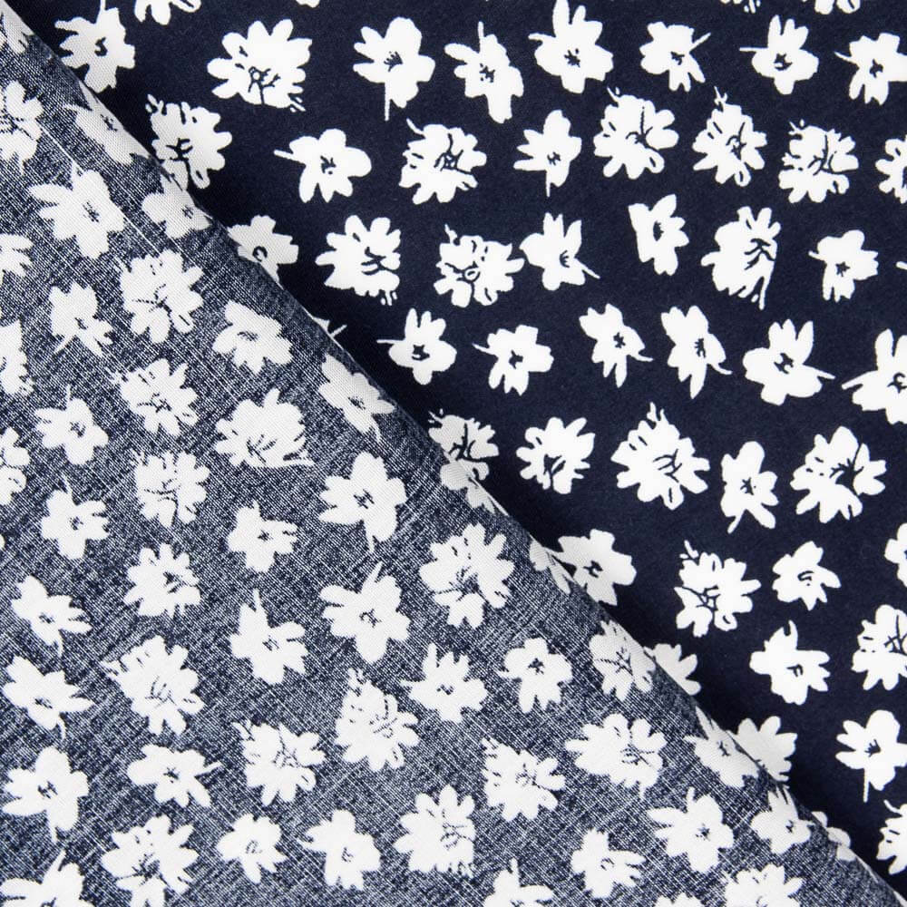 Viscose Marguertie Marine - Ribes y Casals