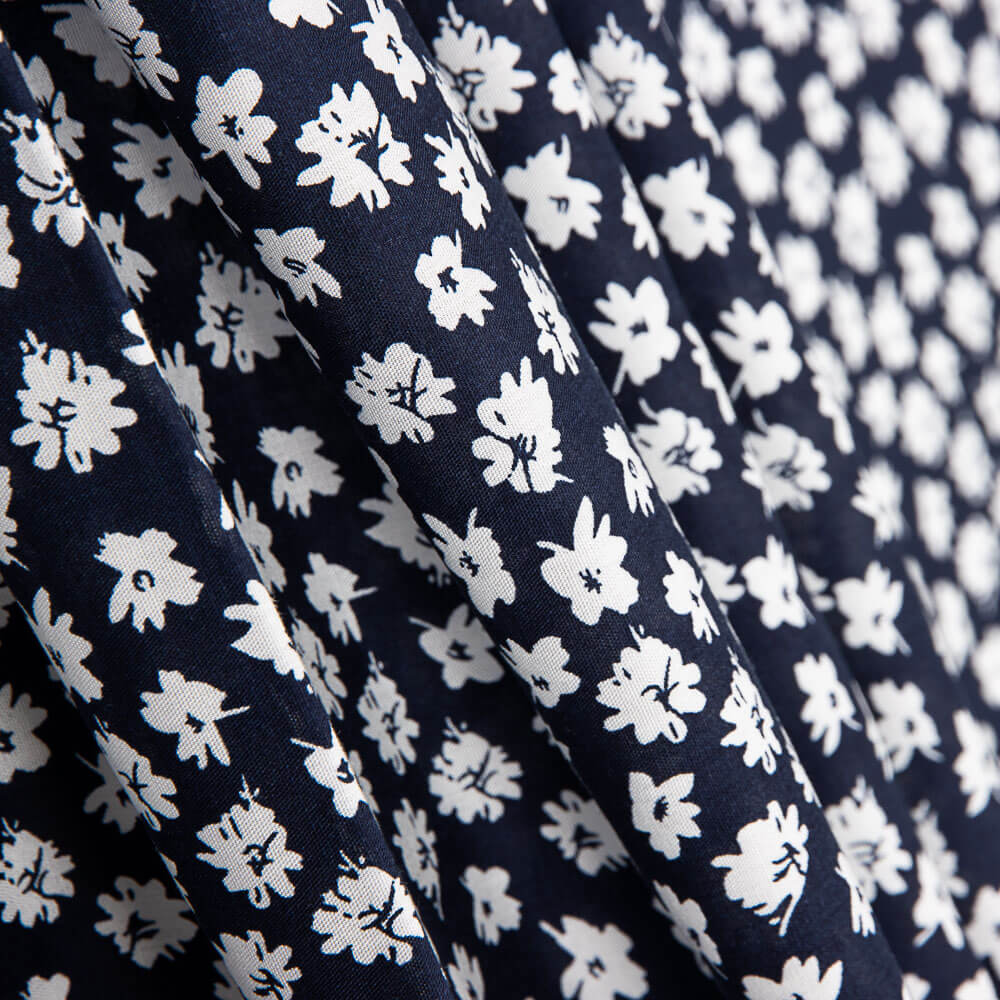 Viscose Marguertie Marine - Ribes y Casals