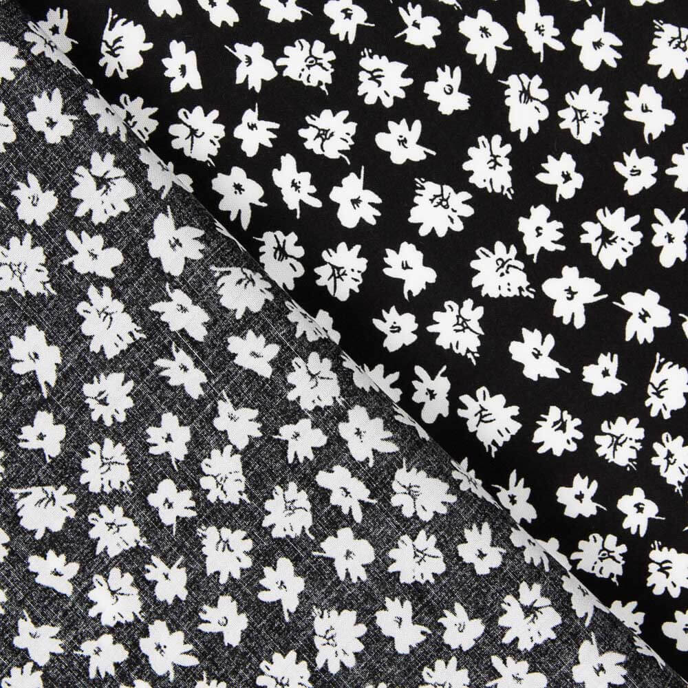 Viscose Marguertie Noir - Ribes y Casals