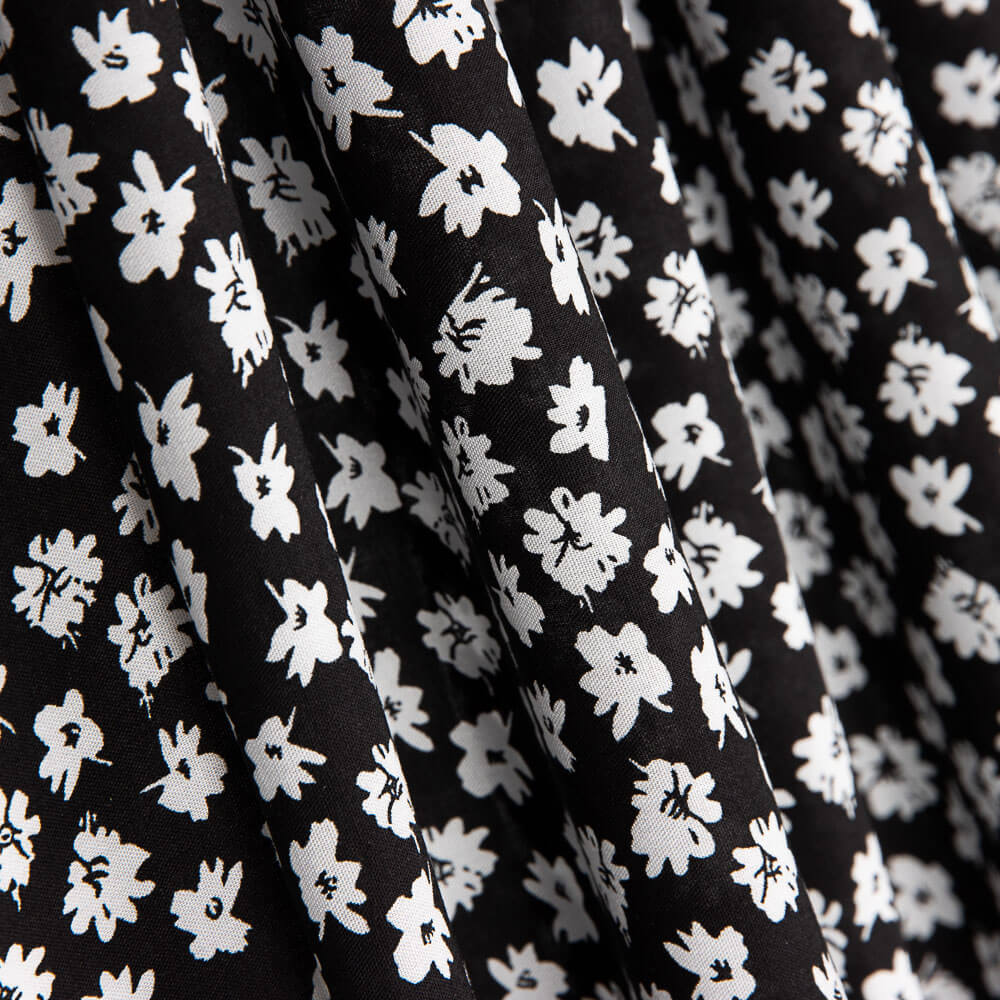 Viscose Marguertie Noir - Ribes y Casals