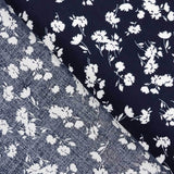 Viscose Fleurs Marine - Ribes y Casals