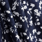 Viscose Fleurs Marine - Ribes y Casals