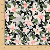 Viscose Fleurs Maxi Noir - Ribes y Casals