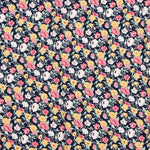 Viscose Crétonne Bleu Marine - Ribes y Casals