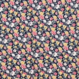 Viscose Crétonne Bleu Marine - Ribes y Casals