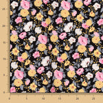 Viscose Crétonne Noir - Ribes y Casals